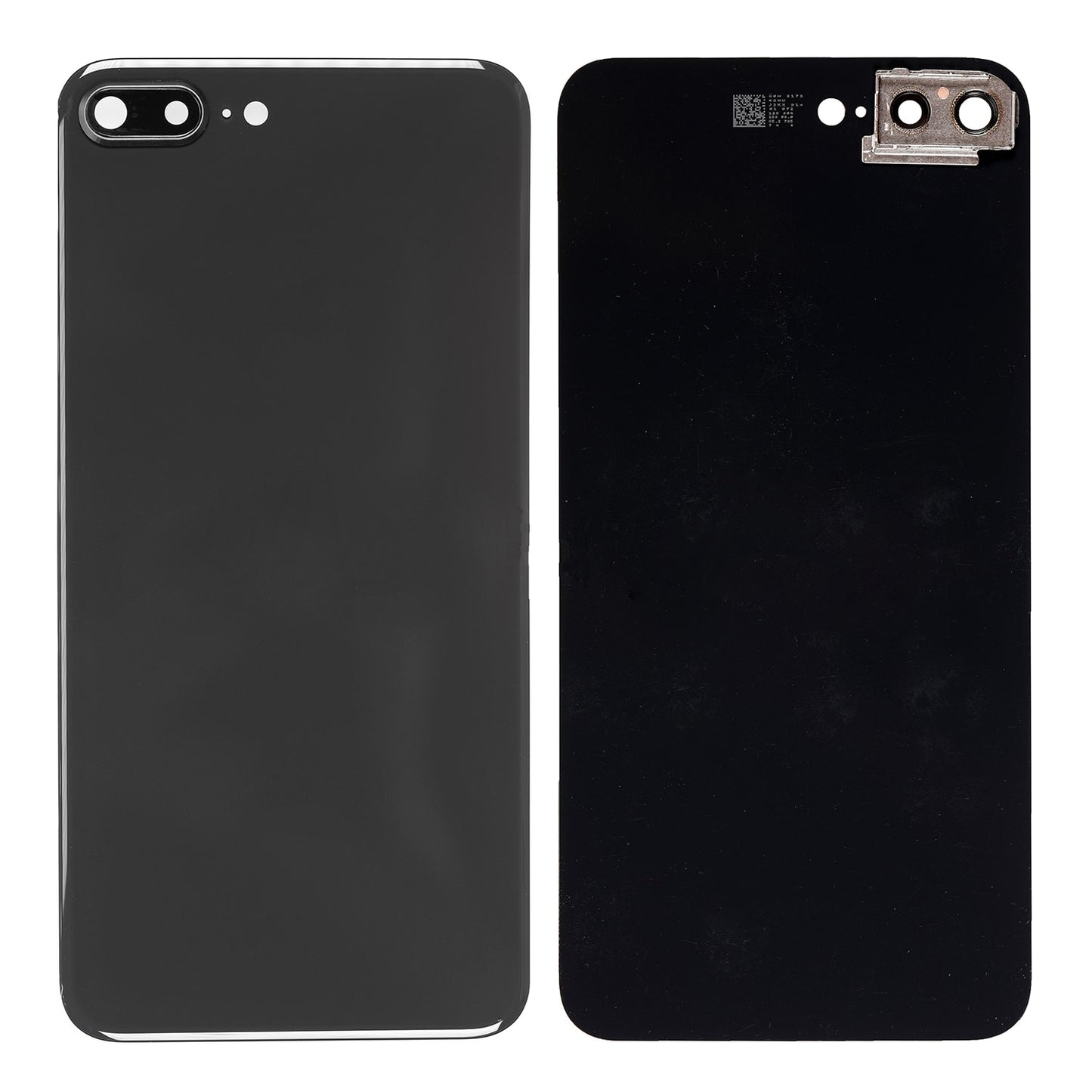 REPLACEMENT FOR IPHONE 8 PLUS BACK COVER WITH CAMERA HOLDER - SPACE GRAY