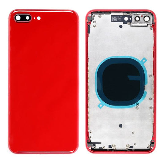 REPLACEMENT FOR IPHONE 8 PLUS BACK COVER WITH FRAME ASSEMBLY - RED