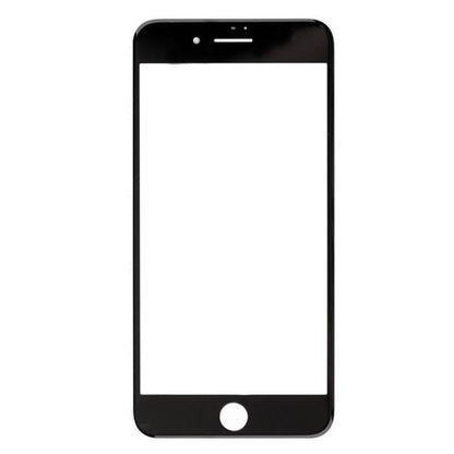 REPLACEMENT FOR IPHONE 8 PLUS FRONT GLASS LENS - BLACK