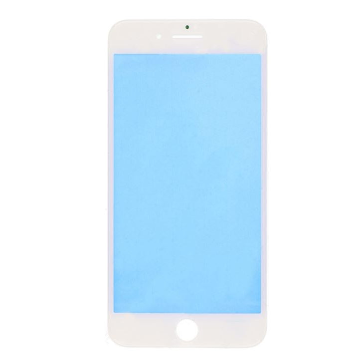 REPLACEMENT FOR IPHONE 8 PLUS FRONT GLASS LENS WITH SUPPORTING FRAME - WHITE