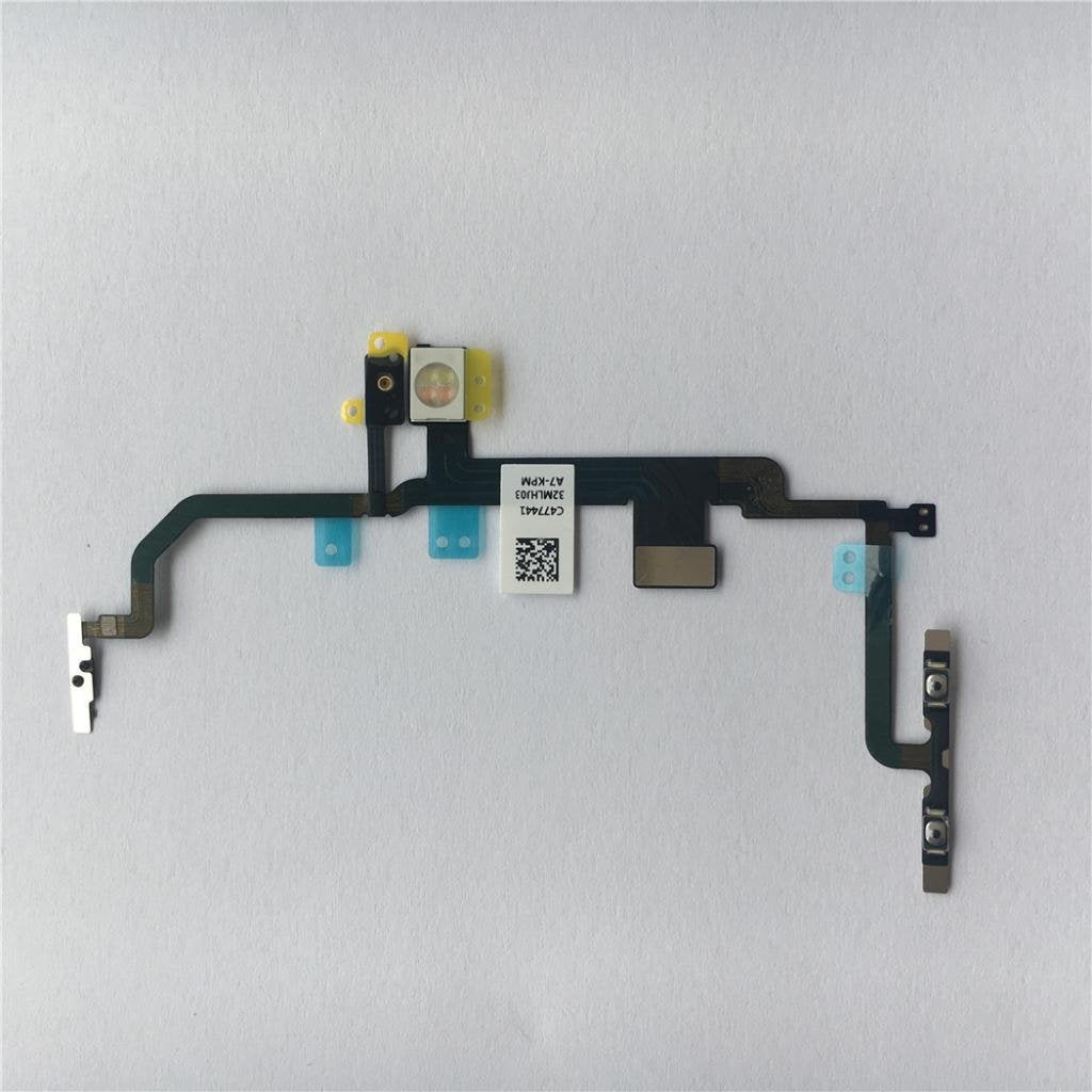 REPLACEMENT FOR IPHONE 8 PLUS POWER/VOLUME BUTTON FLEX CABLE WITH METAL BRACKET ASSEMBLY