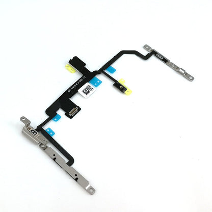 REPLACEMENT FOR IPHONE 8 PLUS POWER/VOLUME BUTTON FLEX CABLE WITH METAL BRACKET ASSEMBLY