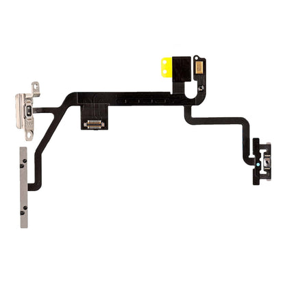 REPLACEMENT FOR IPHONE 8 POWERVOLUME BUTTON FLEX CABLE WITH METAL BRACKET ASSEMBLY