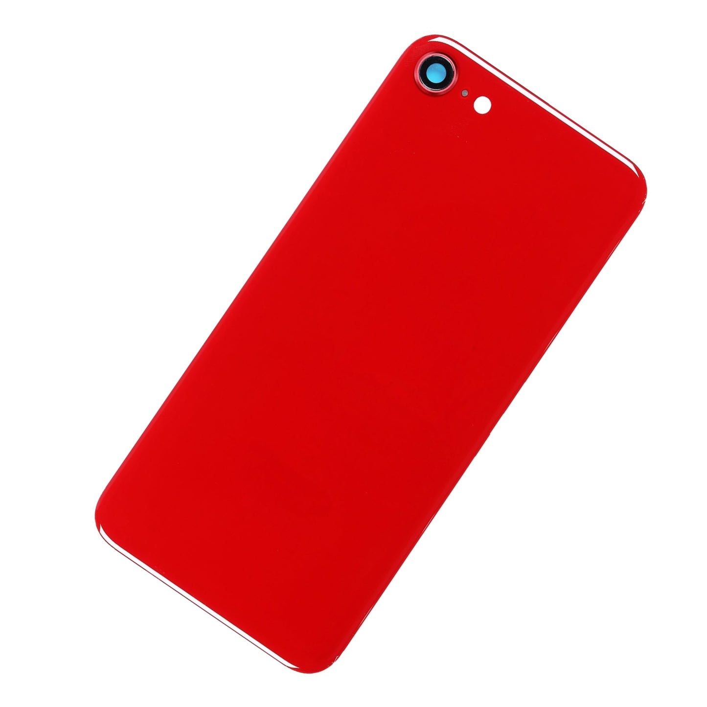 REPLACEMENT FOR IPHONE 8SE 2ND BACK COVER WITH CAMERA HOLDER - RED