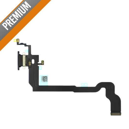 REPLACEMENT FOR IPHONE X CHARGING CONNECTOR ASSEMBLY - BLACK