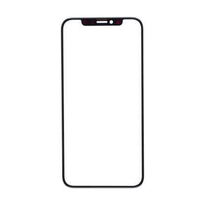 REPLACEMENT FOR IPHONE X FRONT GLASS LENS - BLACK