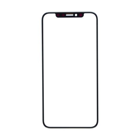 REPLACEMENT FOR IPHONE X FRONT GLASS LENS - BLACK