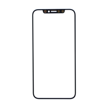 REPLACEMENT FOR IPHONE X FRONT GLASS LENS - BLACK