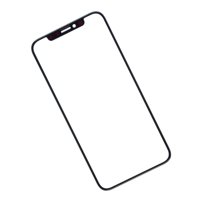 REPLACEMENT FOR IPHONE X FRONT GLASS LENS - BLACK
