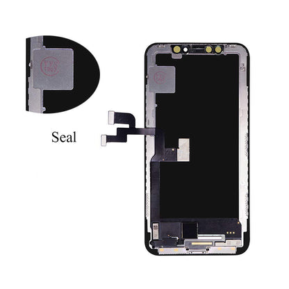 REPLACEMENT FOR IPHONE X OLED SCREEN DIGITIZER ASSEMBLY - BLACK