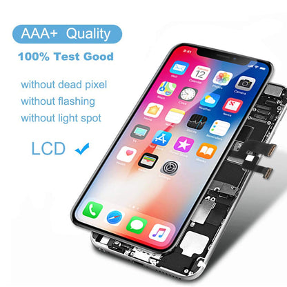 REPLACEMENT FOR IPHONE X OLED SCREEN DIGITIZER ASSEMBLY - BLACK