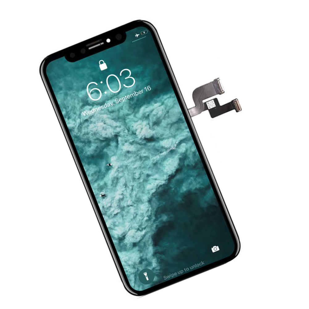 REPLACEMENT FOR IPHONE X OLED SCREEN DIGITIZER ASSEMBLY - BLACK