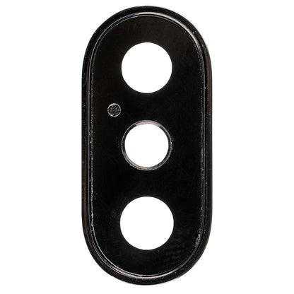 REPLACEMENT FOR IPHONE X REAR CAMERA HOLDER WITH LENS - SPACE GRAY