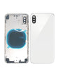 REPLACEMENT FOR IPHONE X REAR HOUSING WITH FRAME - SILVER