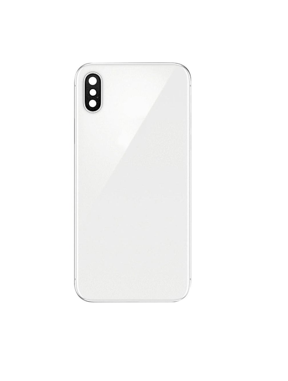 REPLACEMENT FOR IPHONE X REAR HOUSING WITH FRAME - SILVER