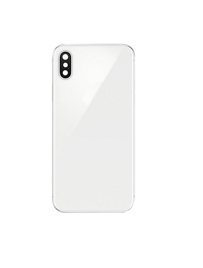 REPLACEMENT FOR IPHONE X REAR HOUSING WITH FRAME - SILVER