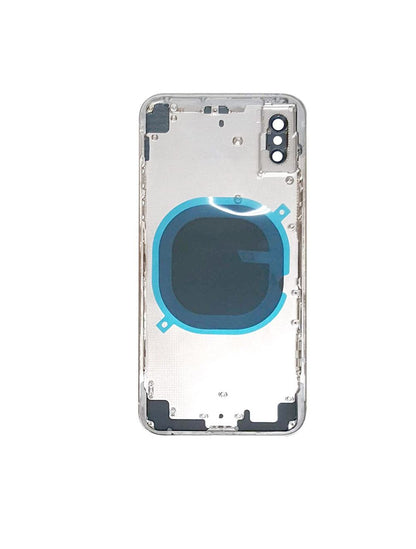 REPLACEMENT FOR IPHONE X REAR HOUSING WITH FRAME - SILVER