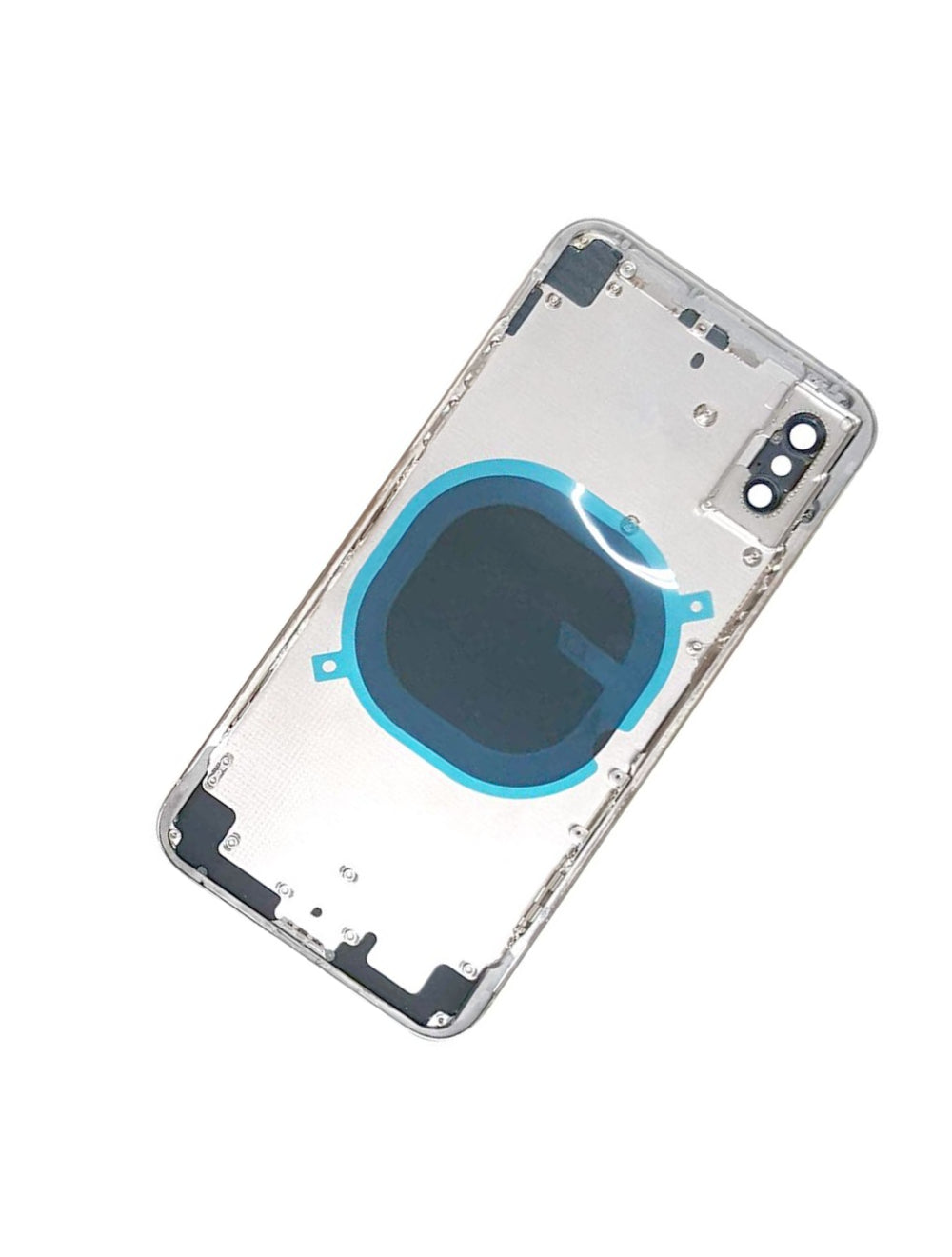 REPLACEMENT FOR IPHONE X REAR HOUSING WITH FRAME - SILVER