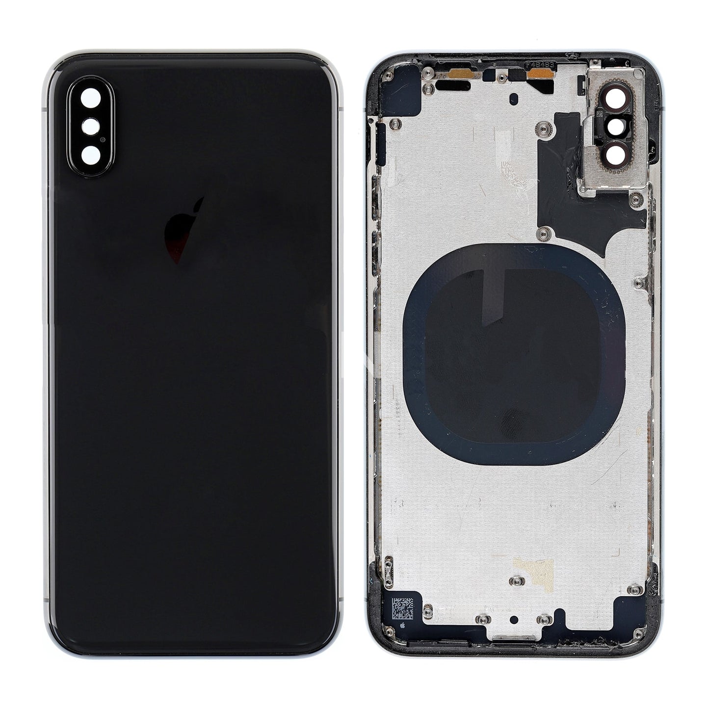 REPLACEMENT FOR IPHONE X REAR HOUSING WITH FRAME - SPACE GRAY