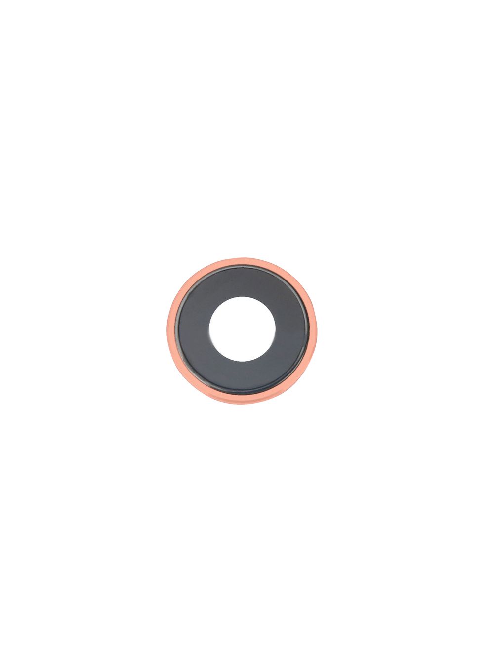 REPLACEMENT FOR IPHONE XR REAR FACING CAMERA LENS WITH BEZEL - CORAL