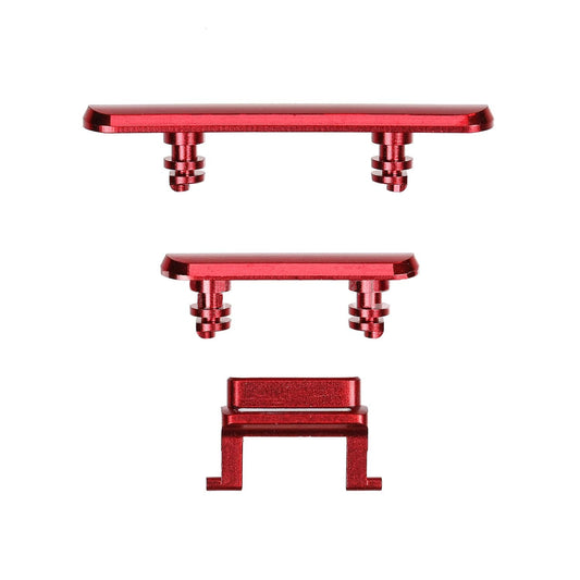 REPLACEMENT FOR IPHONE XR SIDE BUTTONS SET - RED