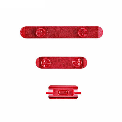 REPLACEMENT FOR IPHONE XR SIDE BUTTONS SET - RED