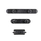 REPLACEMENT FOR IPHONE XR SIDE BUTTONS SET - SPACE GRAY