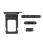 REPLACEMENT FOR IPHONE XR SIDE BUTTONS SET WITH SINGLE SIM CARD TRAY - SPACE GRAY