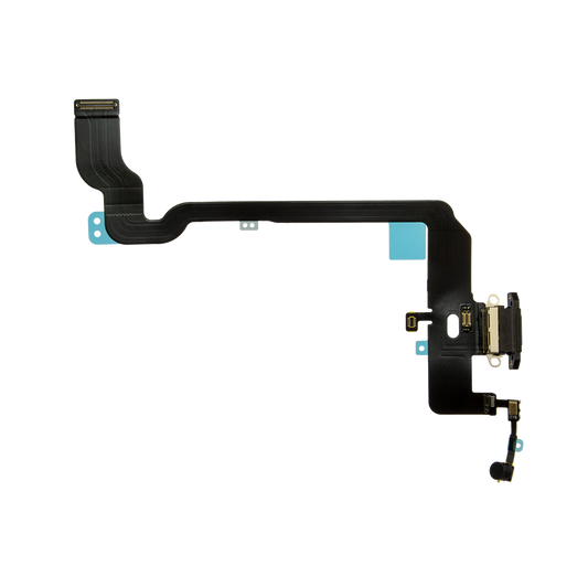 REPLACEMENT FOR IPHONE XS CHARGING CONNECTOR ASSEMBLY - BLACK