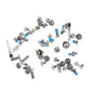 REPLACEMENT FOR IPHONE X SCREW SET - SILVER