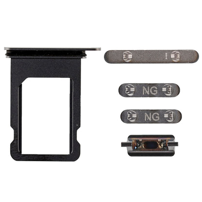 REPLACEMENT FOR IPHONE X SIDE BUTTONS SET WITH SIM TRAY - SPACE GRAY