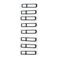 REPLACEMENT FOR IPHONE XS LOUD SPEAKER PORT INSULATOR STICKER