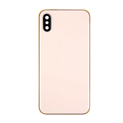 REPLACEMENT FOR IPHONE XS REAR HOUSING WITH FRAME - GOLD