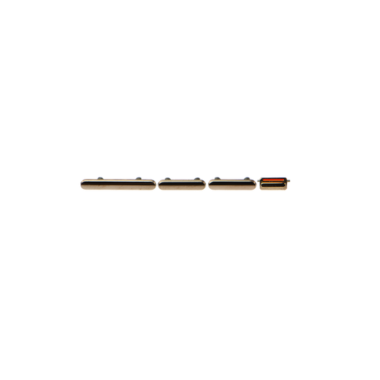 REPLACEMENT FOR IPHONE XS SIDE BUTTONS SET - GOLD