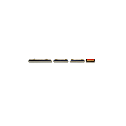 REPLACEMENT FOR IPHONE XS SIDE BUTTONS SET - SILVER