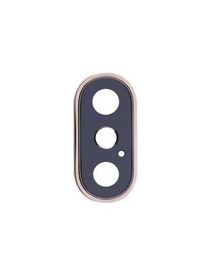 REPLACEMENT FOR IPHONE XS/XS MAX REAR FACING CAMERA LENS WITH BEZEL - GOLD