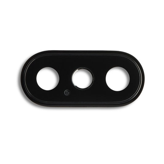 REPLACEMENT FOR IPHONE XSXS MAX REAR FACING CAMERA LENS WITH BEZEL - SPACE GRAY