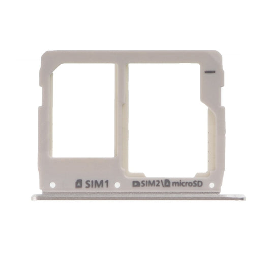 REPLACEMENT FOR SAMSUNG GALAXY A3/A5/A7 (2016) SM-A310/A510/A710 SIM CARD TRAY - SILVER