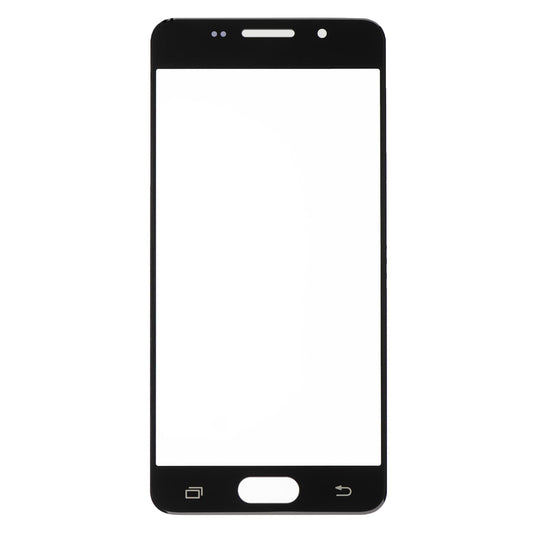 REPLACEMENT FOR SAMSUNG GALAXY A3 (2016) SM-310 FRONT GLASS LENS - BLACK