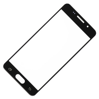 REPLACEMENT FOR SAMSUNG GALAXY A3 (2016) SM-310 FRONT GLASS LENS - BLACK