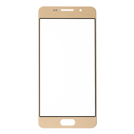 REPLACEMENT FOR SAMSUNG GALAXY A3 (2016) SM-310 FRONT GLASS LENS - GOLD