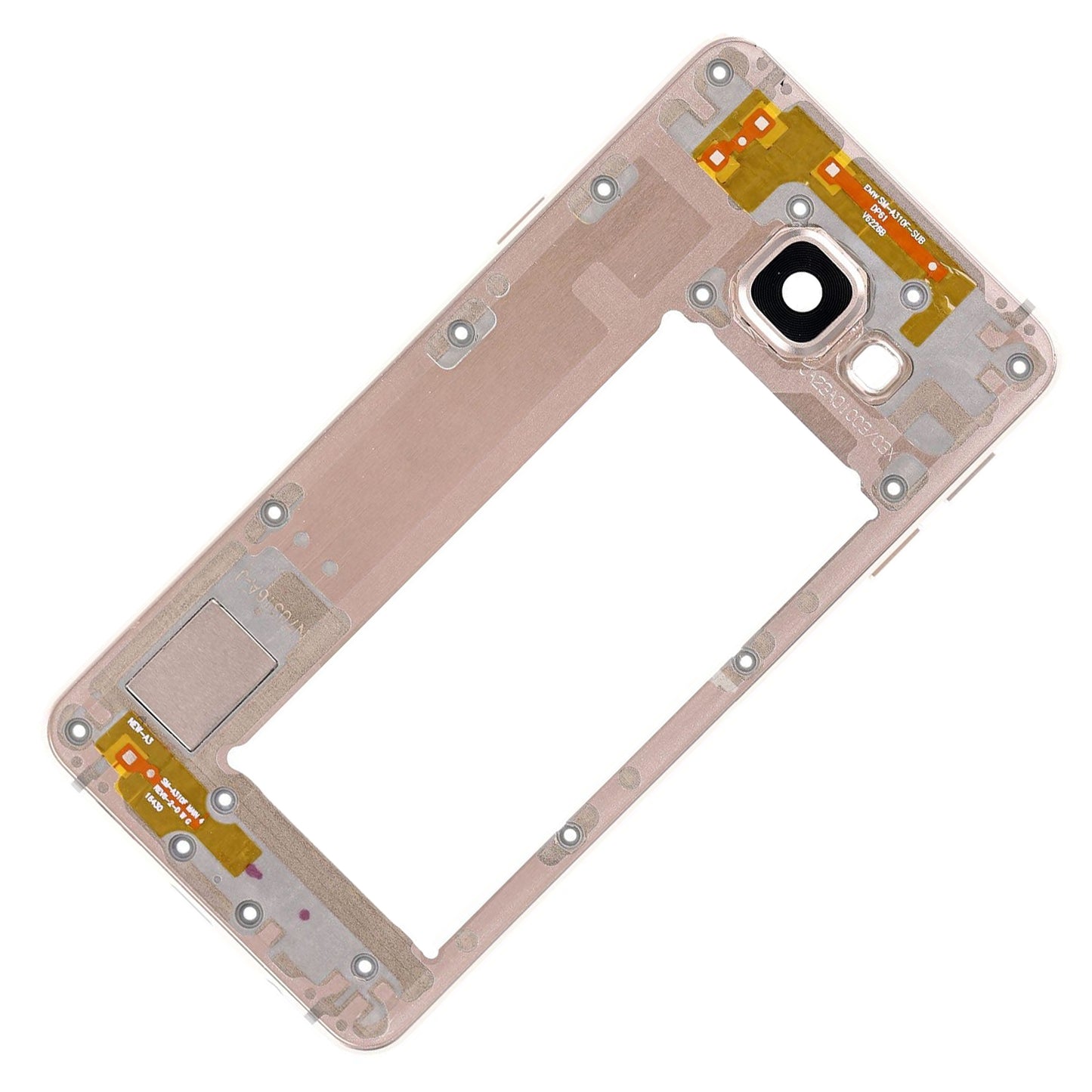 REPLACEMENT FOR SAMSUNG GALAXY A3 (2016) SM-310 REAR HOUSING FRAME - GOLD