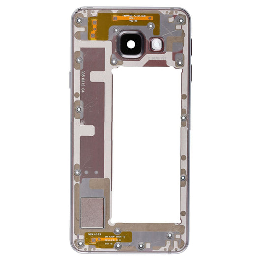 REPLACEMENT FOR SAMSUNG GALAXY A3 (2016) SM-310 REAR HOUSING FRAME - GRAY