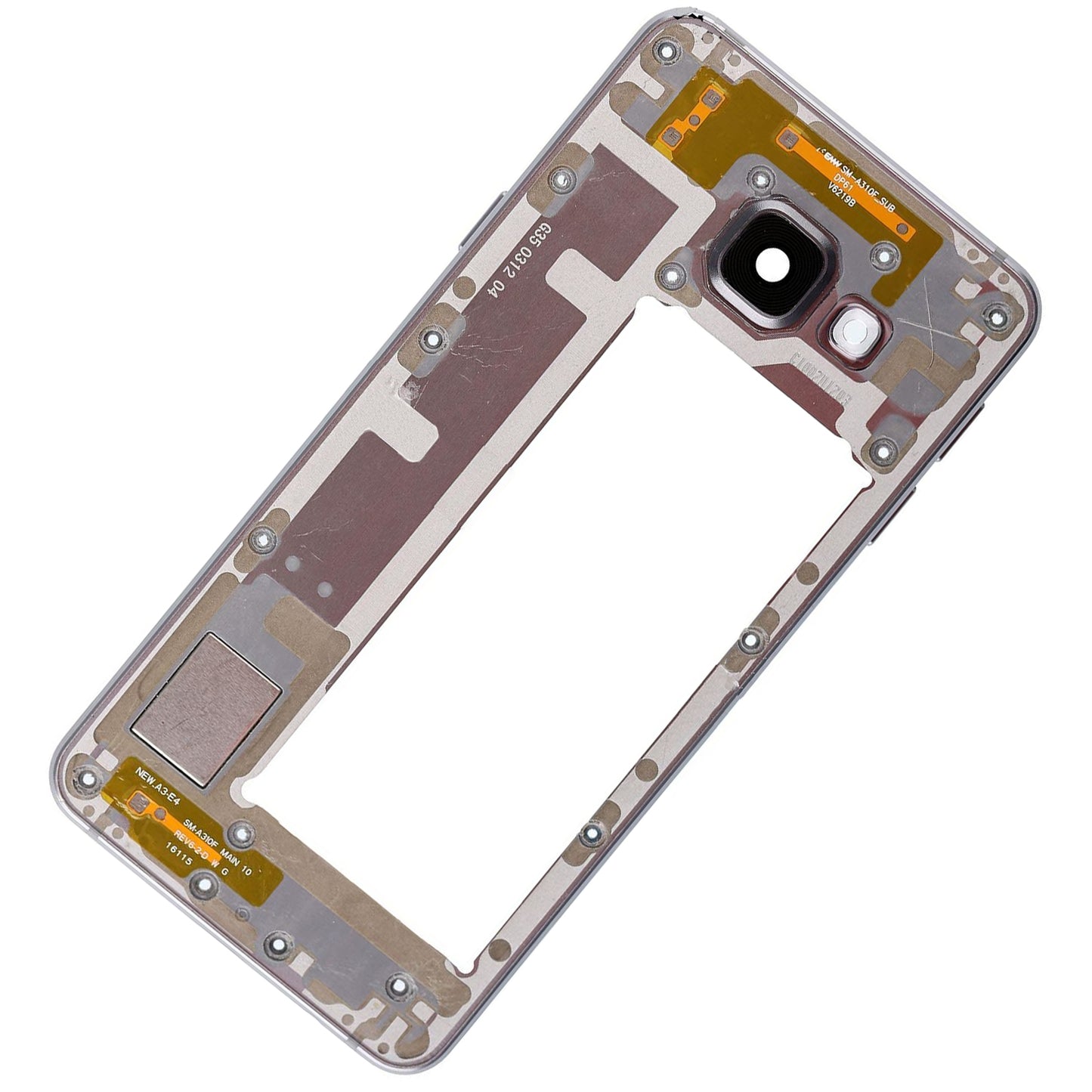 REPLACEMENT FOR SAMSUNG GALAXY A3 (2016) SM-310 REAR HOUSING FRAME - GRAY