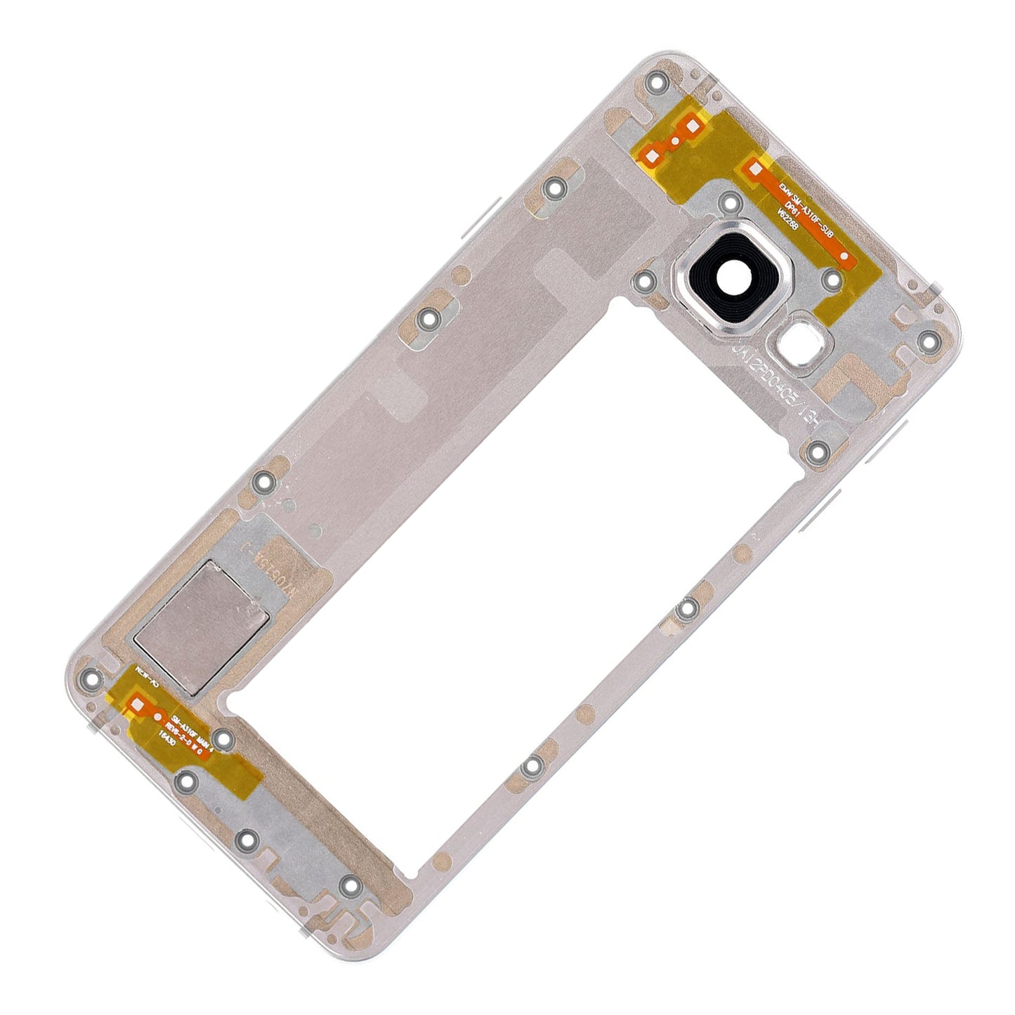 REPLACEMENT FOR SAMSUNG GALAXY A3 (2016) SM-310 REAR HOUSING FRAME - SILVER