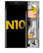 REPLACEMENT FOR SAMSUNG GALAXY NOTE 10 LCD SCREEN ASSEMBLY WITH FRAME - SILVER