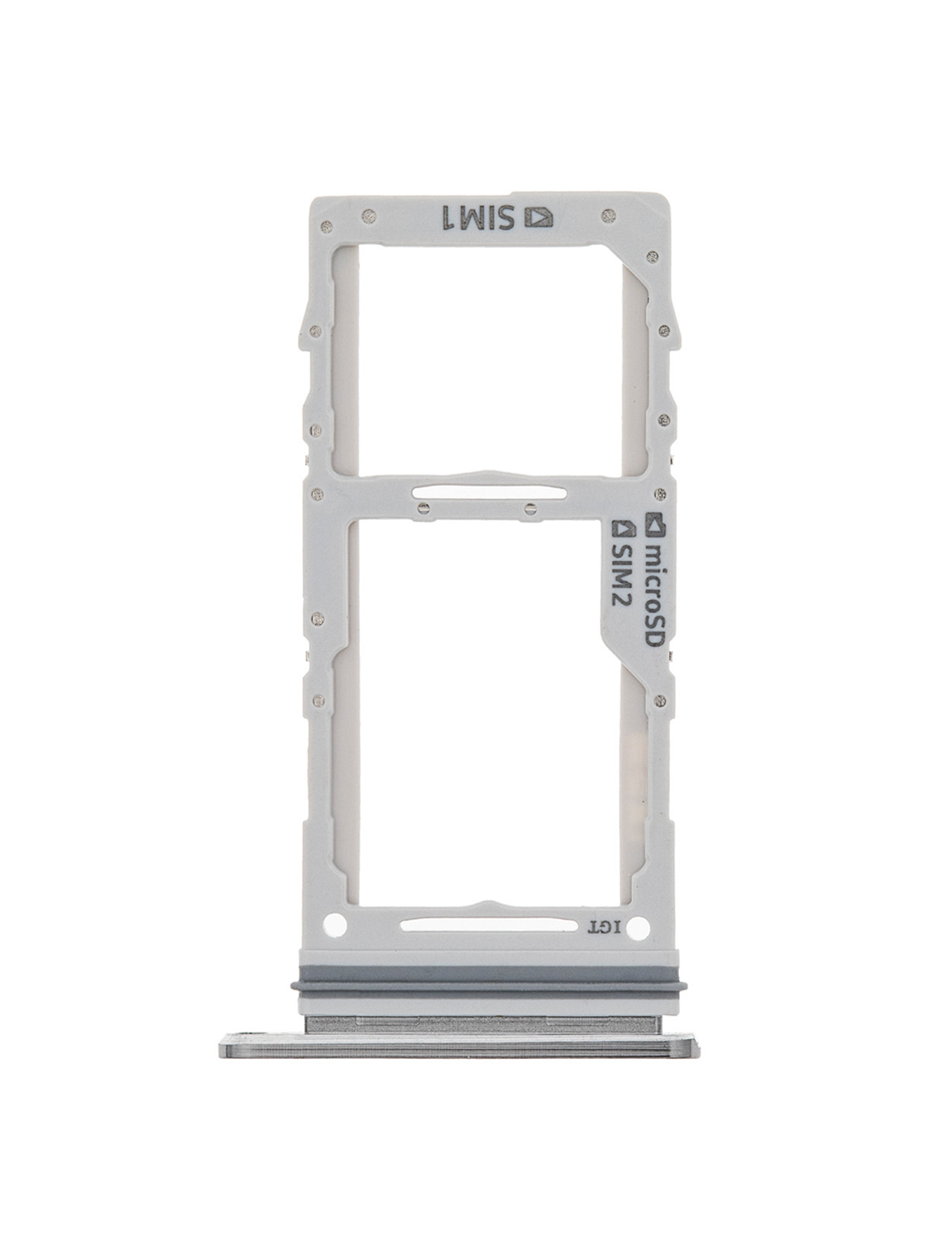 REPLACEMENT FOR SAMSUNG GALAXY NOTE 10 PLUS DUAL SIM CARD TRAY - AURA WHITE