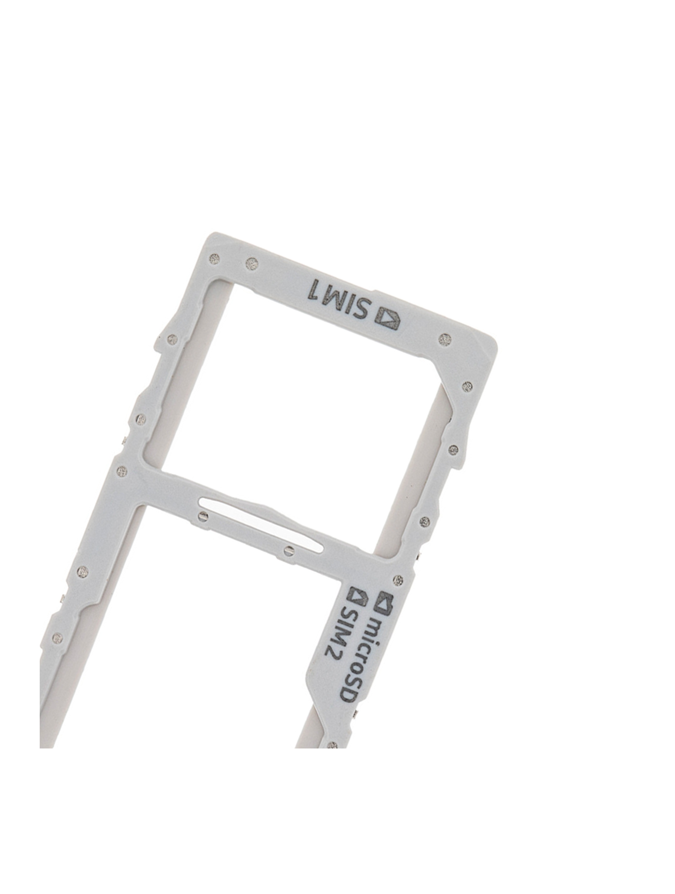 REPLACEMENT FOR SAMSUNG GALAXY NOTE 10 PLUS DUAL SIM CARD TRAY - AURA WHITE