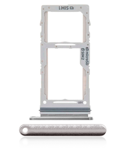 REPLACEMENT FOR SAMSUNG GALAXY NOTE 10 PLUS DUAL SIM CARD TRAY - SILVER