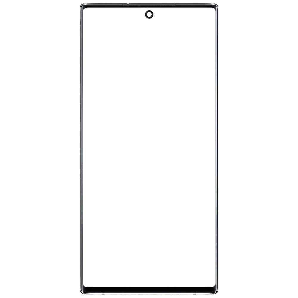 REPLACEMENT FOR SAMSUNG GALAXY NOTE 10 PLUS FRONT GLASS LENS - BLACK